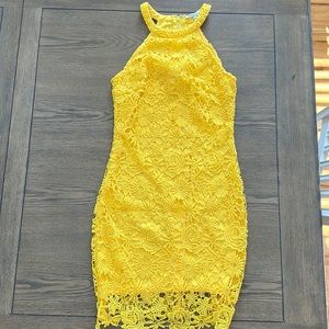 Yellow Lace Dress 💛✨